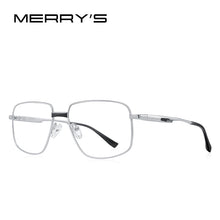 Load image into Gallery viewer, MERRYS DESIGN Men  Square Glasses Frame Business Style Titanium Alloy Frames Myopia Prescription Eyeglasses S2418