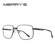 Load image into Gallery viewer, MERRYS DESIGN Men  Square Glasses Frame Business Style Titanium Alloy Frames Myopia Prescription Eyeglasses S2418