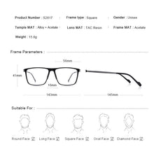 Load image into Gallery viewer, MERRYS DESIGN Men  TR90 Glasses Frame Men Vintage Eyeglasses Myopia Prescription Eyeglasses S2817