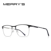 Carica l&#39;immagine nel visualizzatore di Gallery, MERRYS DESIGN Men  Titanium Alloy Optics Glasses Frames Male Square Ultralight Myopia Prescription Eyeglasses S2118