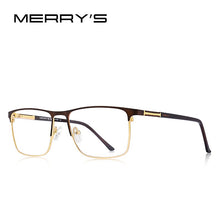 Load image into Gallery viewer, MERRYS DESIGN Men  Titanium Alloy Optics Glasses Male Square Ultralight Eye Myopia Hyperopia Prescription Eyeglasses S2030