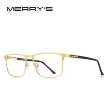 Load image into Gallery viewer, MERRYS DESIGN Men  Titanium Alloy Optics Glasses Male Square Ultralight Eye Myopia Hyperopia Prescription Eyeglasses S2030
