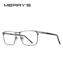 Load image into Gallery viewer, MERRYS DESIGN Men  Titanium Alloy Optics Glasses Male Square Ultralight Eye Myopia Hyperopia Prescription Eyeglasses S2030