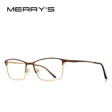 Load image into Gallery viewer, MERRYS DESIGN Men  Titanium Alloy Optics Glasses Male Ultralight Eye Myopia Hyperopia Prescription Eyeglasses S2041