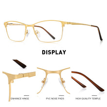 Load image into Gallery viewer, MERRYS DESIGN Men  Titanium Alloy Optics Glasses Male Ultralight Eye Myopia Hyperopia Prescription Eyeglasses S2041