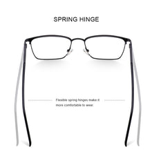 Load image into Gallery viewer, MERRYS DESIGN Men  Titanium Alloy Square Optics Glasses Men Ultralight Eye Myopia Prescription Eyeglasses S2039