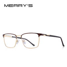Load image into Gallery viewer, MERRYS DESIGN Men  Titanium Alloy Square Optics Glasses Men Ultralight Eye Myopia Prescription Eyeglasses S2039