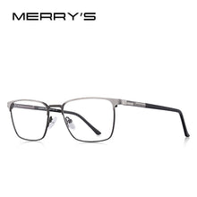 Load image into Gallery viewer, MERRYS DESIGN Men  Titanium Alloy Square Optics Glasses Men Ultralight Eye Myopia Prescription Eyeglasses S2039