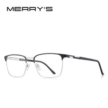 Load image into Gallery viewer, MERRYS DESIGN Men  Titanium Alloy Square Optics Glasses Men Ultralight Eye Myopia Prescription Eyeglasses S2039