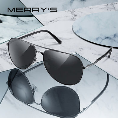 MERRYS DESIGN Men Pilot Sunglasses For Driving Fishing Classic HD Polarized Mens Eyewear UV400 Protection S8336