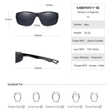Load image into Gallery viewer, MERRYS DESIGN Men Polarized Outdoor Sports Sunglasses Male Goggles Glasses For Driving Fishing UV400 S9030