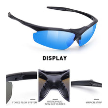 Carica l&#39;immagine nel visualizzatore di Gallery, MERRYS DESIGN Occhiali da sole polarizzati per sport all&#39;aria aperta da uomo Occhiali da mezza montatura maschili per la corsa Protezione UV400 S9023 