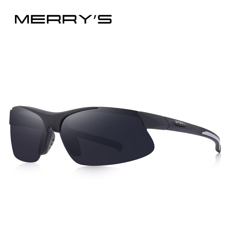 MERRYS DESIGN Men Polarized Outdoor Sports Sunglasses Women Half Frame Goggles Glasses For Running UV400 Protection S9026