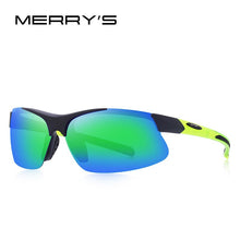 Carica l&#39;immagine nel visualizzatore di Gallery, MERRYS DESIGN Men Polarized Outdoor Sports Sunglasses Women Half Frame Goggles Glasses For Running UV400 Protection S9026