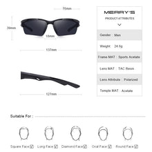Load image into Gallery viewer, MERRYS DESIGN Men Polarized Outdoor sports Sunglasses Male Goggles UV400 Protection S9022