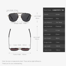 Load image into Gallery viewer, MERRYS DESIGN Men Polarized Square Sunglasses Male Eyewear 100% UV Protection S8180