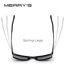 Load image into Gallery viewer, MERRYS DESIGN Men Polarized Square Sunglasses Male Eyewear Aviation Aluminum Legs 100% UV Protection S8250