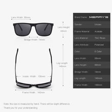 Load image into Gallery viewer, MERRYS DESIGN Men Polarized Square Sunglasses Male Eyewear Aviation Aluminum Legs 100% UV Protection S8250