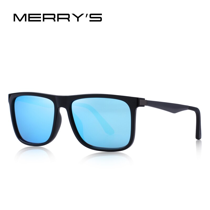 MERRYS DESIGN Men Polarized Square Sunglasses Male Eyewear Aviation Aluminum Legs 100% UV Protection S8250
