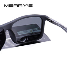 Load image into Gallery viewer, MERRYS DESIGN Men Polarized Square Sunglasses Outdoor Sports Male Eyewear Aviation Aluminum Legs UV400 Protection S8132