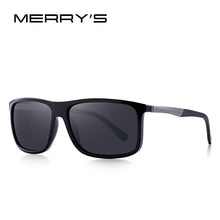 Load image into Gallery viewer, MERRYS DESIGN Men Polarized Square Sunglasses Outdoor Sports Male Eyewear Aviation Aluminum Legs UV400 Protection S8132