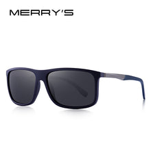 Load image into Gallery viewer, MERRYS DESIGN Men Polarized Square Sunglasses Outdoor Sports Male Eyewear Aviation Aluminum Legs UV400 Protection S8132