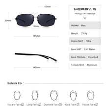 Load image into Gallery viewer, MERRYS DESIGN Men Polarized Sunglasses For Driving UV400 Protection S8398