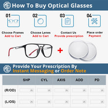 Load image into Gallery viewer, MERRYS DESIGN Men Sport Glasses Frame Aluminum Temple With Silicone Legs Myopia Prescription Eyeglasses S2101