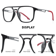 Load image into Gallery viewer, MERRYS DESIGN Men Sport Glasses Frame Aluminum Temple With Silicone Legs Myopia Prescription Eyeglasses S2101