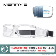Load image into Gallery viewer, MERRYS DESIGN Men Sport Glasses Frame For Basketball Football Outdoor Sports Prescription Glasses Anti-fog Anti-impact S3035