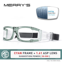 Load image into Gallery viewer, MERRYS DESIGN Men Sport Glasses Frame For Basketball Football Outdoor Sports Prescription Glasses Anti-fog Anti-impact S3035