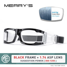 Load image into Gallery viewer, MERRYS DESIGN Men Sport Glasses Frame For Basketball Football Outdoor Sports Prescription Glasses Anti-fog Anti-impact S3035