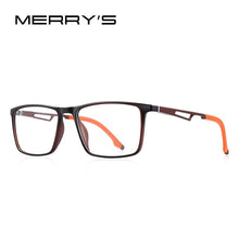 Load image into Gallery viewer, MERRYS DESIGN Men Sport Glasses Frame Myopia Prescription Eyeglasses Acetate Frame Aluminum Temple With Silicone Legs S2270