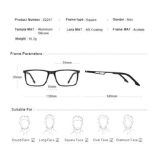 Load image into Gallery viewer, MERRYS DESIGN Men Sport Glasses Frames Acetate Frame Aluminum Temple With Silicone Legs Myopia Prescription Eyeglasses S2267