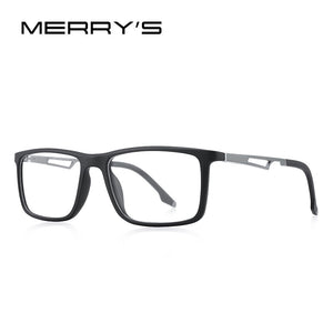 MERRYS DESIGN Men Sport Glasses Frames Acetate Frame Aluminum Temple With Silicone Legs Myopia Prescription Eyeglasses S2267