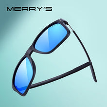 Load image into Gallery viewer, MERRYS DESIGN Men Spuare Polarized Sunglasses Male Driving Shades Alloy TR90 Flexible Legs UV400 Oculos S3117