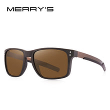 Load image into Gallery viewer, MERRYS DESIGN Men Spuare Polarized Sunglasses Male Driving Shades Alloy TR90 Flexible Legs UV400 Oculos S3117