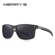 Load image into Gallery viewer, MERRYS DESIGN Men Spuare Polarized Sunglasses Male Driving Shades Alloy TR90 Flexible Legs UV400 Oculos S3117