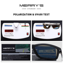 Load image into Gallery viewer, MERRYS DESIGN Men Spuare Polarized Sunglasses Male Driving Shades Alloy TR90 Flexible Legs UV400 Oculos S3117