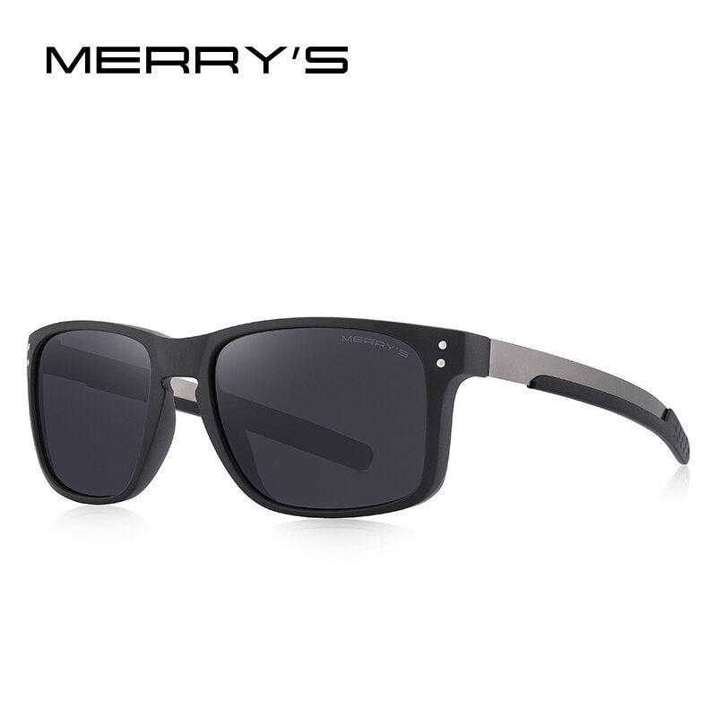 MERRYS DESIGN Men Spuare Polarized Sunglasses Male Driving Shades Alloy TR90 Flexible Legs UV400 Oculos S3117