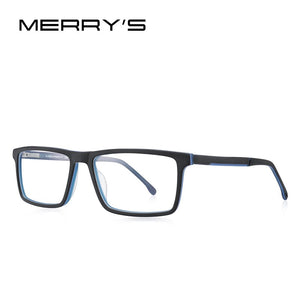 MERRYS DESIGN Men Square Classic Glasses Frames Acetate Optics Frame  Prescription Glasses Frames Optical Eyewear S2944