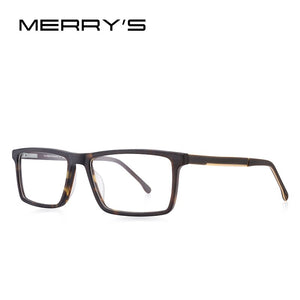 MERRYS DESIGN Men Square Classic Glasses Frames Acetate Optics Frame  Prescription Glasses Frames Optical Eyewear S2944