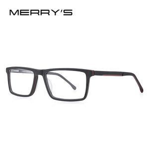 MERRYS DESIGN Men Square Classic Glasses Frames Acetate Optics Frame  Prescription Glasses Frames Optical Eyewear S2944