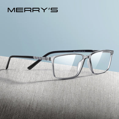 MERRYS DESIGN Men Square Frame Eyeglasses Myopia Prescription Optical Eyewear Acetate Frame S2205