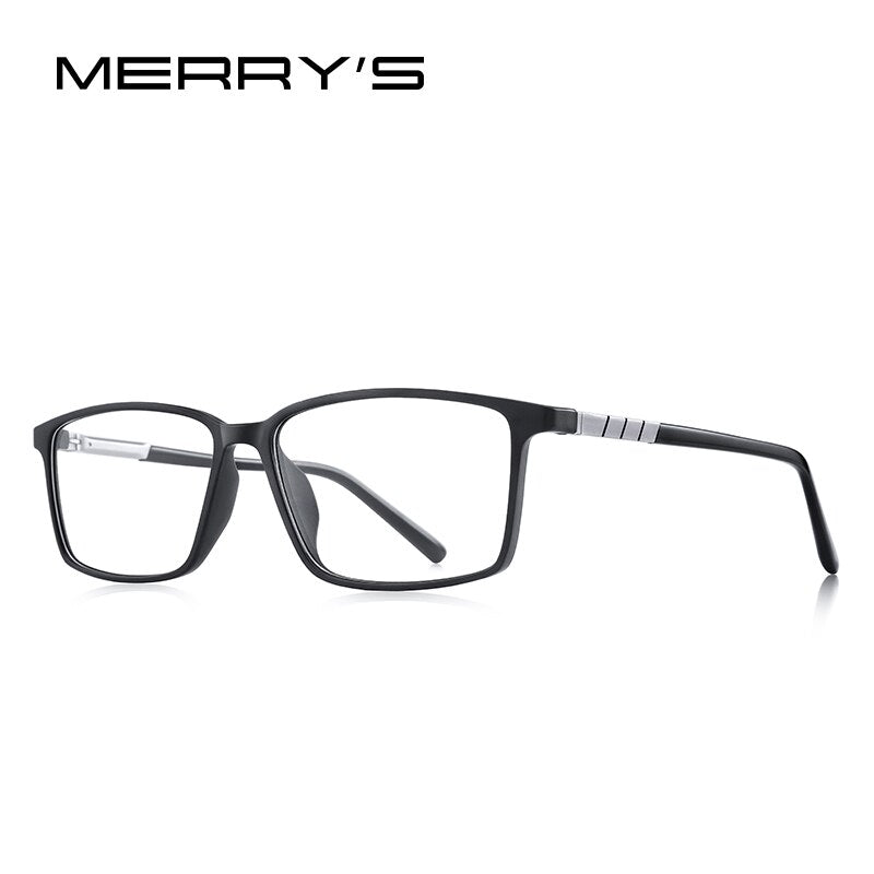 MERRYS DESIGN Men Square Frame Eyeglasses Myopia Prescription Optical Eyewear Acetate Frame S2205