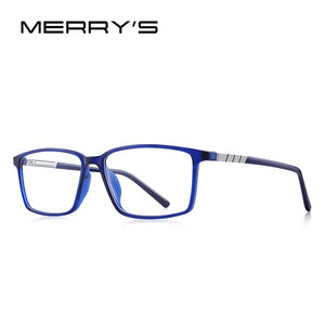 MERRYS DESIGN Men Square Frame Eyeglasses Myopia Prescription Optical Eyewear Acetate Frame S2205