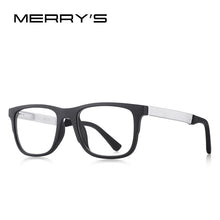 Load image into Gallery viewer, MERRYS DESIGN Men Square Glasses Male Myopia Prescription Eyeglasses TR90 Frame Titanium Alloy Legs S2033