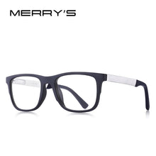 Load image into Gallery viewer, MERRYS DESIGN Men Square Glasses Male Myopia Prescription Eyeglasses TR90 Frame Titanium Alloy Legs S2033
