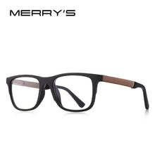 Load image into Gallery viewer, MERRYS DESIGN Men Square Glasses Male Myopia Prescription Eyeglasses TR90 Frame Titanium Alloy Legs S2033