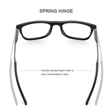 Load image into Gallery viewer, MERRYS DESIGN Men Square Glasses Male Myopia Prescription Eyeglasses TR90 Frame Titanium Alloy Legs S2033